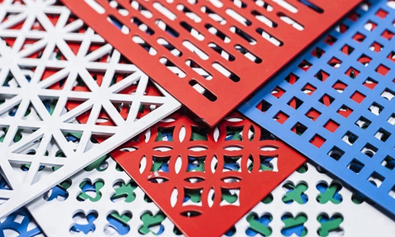 3003鋁板沖孔網產品展示