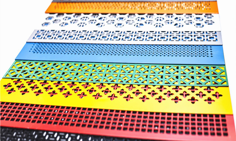 3003鋁板沖孔網產品展示