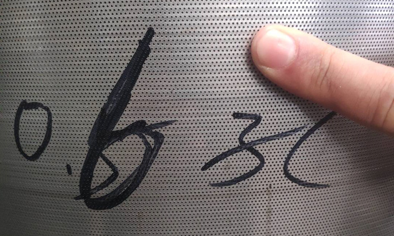 鋁板微孔洞洞板產品展示