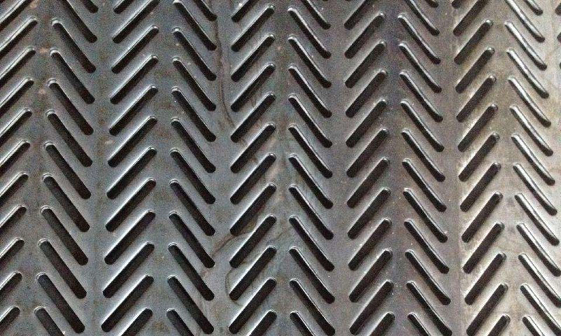 八字孔鋁板沖孔網產品展示